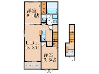 間取図 ロータス田川Ⅲ