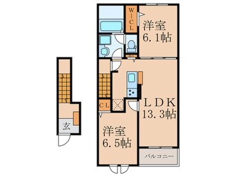 間取図 ロータス田川Ⅲ