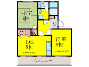 間取図 池の下ﾋﾞﾙ