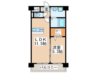 間取図 エスペランサ久留米駅前