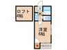 カビネダムール唐原 1Kの間取り