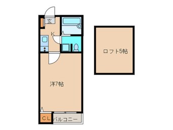 間取図 ぺア箱崎駅南Ⅰ