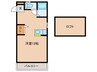 パーティー小戸 1Rの間取り