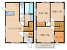 高木２丁目戸建貸家Ｄ 3LDKの間取り