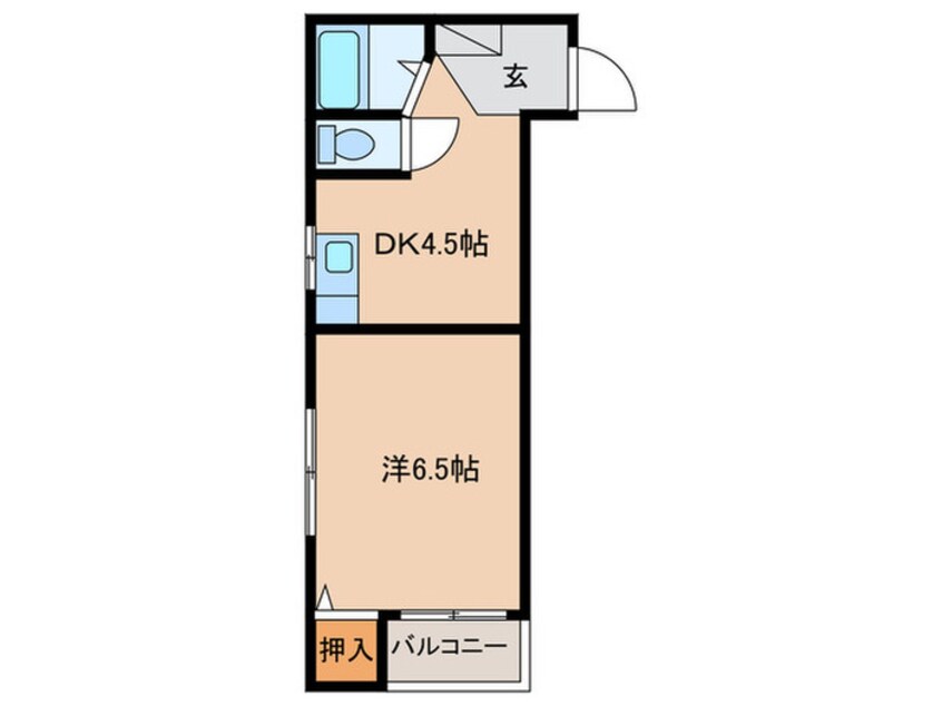 間取図 ﾚｲｸｻｲﾄﾞⅠ