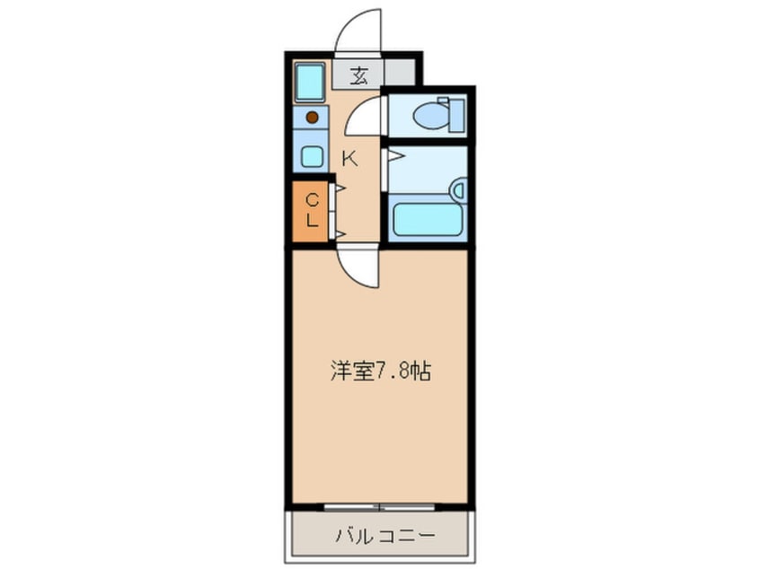 間取図 西新ヴィンテージ