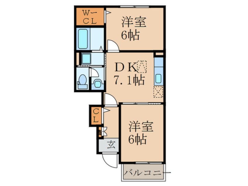 間取図 グランドアルブルⅡ