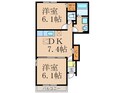 グランドアﾙブルⅠの間取図