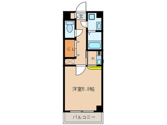 間取図 プレジデント姪浜駅前