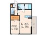 Hau　oli　Residence 1LDKの間取り