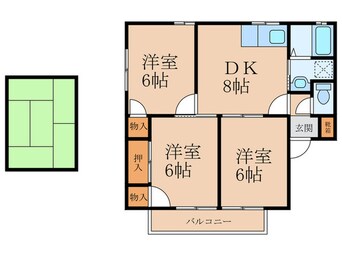 間取図 オークヒルズⅠ