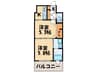 ｴﾝｸﾚｽﾄNEO博多駅南(306) 2Kの間取り