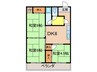 ディアライフ赤坂 3DKの間取り