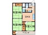 ディアライフ赤坂 3DKの間取り
