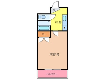 間取図 レディスコスモ