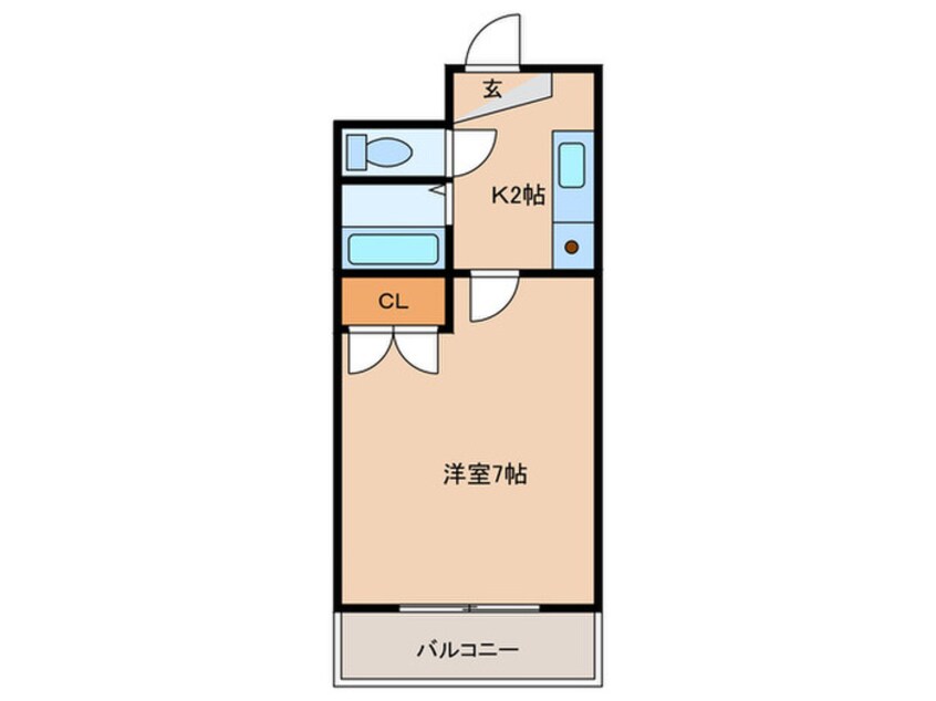 間取図 レディスコスモ