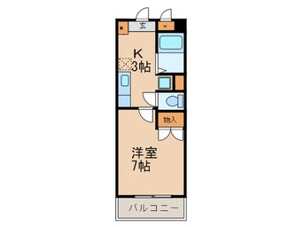 間取図 フォルトゥーナ九産大前