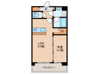 間取図 フェリス小笹