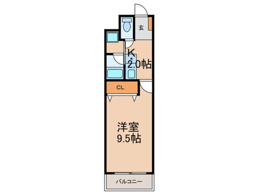 間取図 シティスクエア福岡