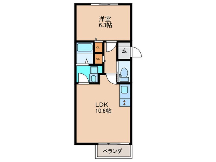 間取図 ＳｕｎＭａｒｋ高宮南