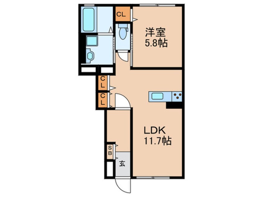 間取図 チェーロ　セレーノ