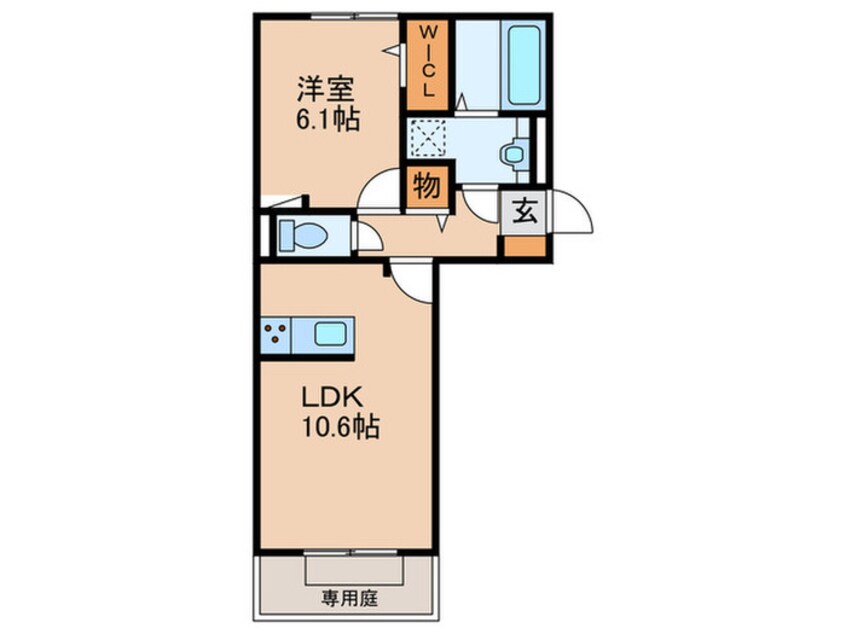 間取図 D-room熊西