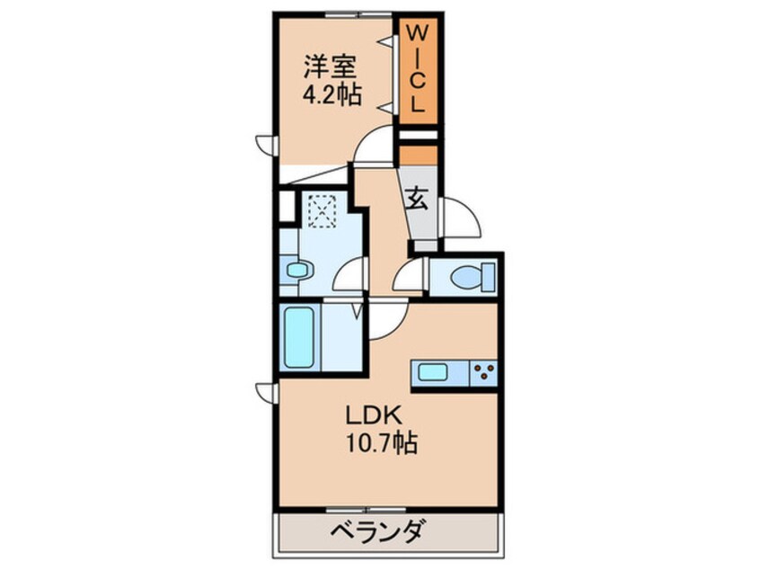 間取図 D-room熊西