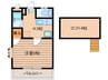 ホワイトピア壱番館 1Kの間取り