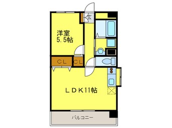 間取図 ＦＴＮ空港前．