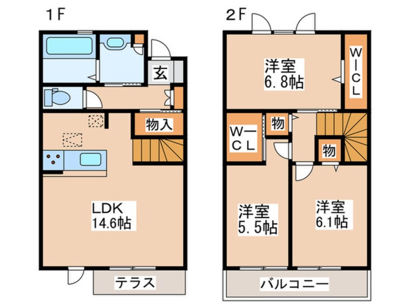 間取図 クレスト青山