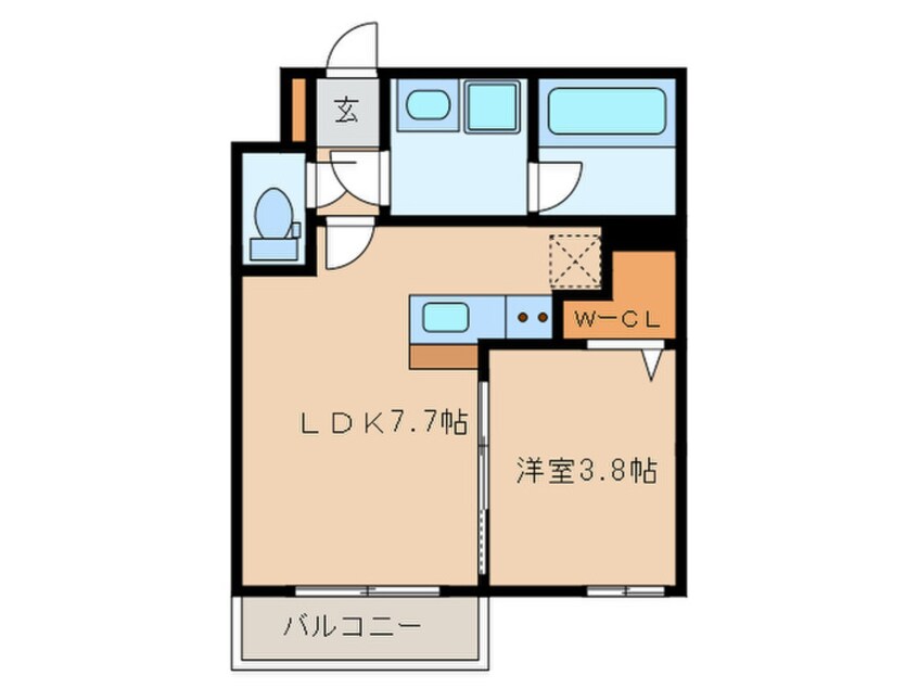 間取図 ジュネス下山門