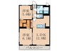 Habitation　HIRA 2LDKの間取り