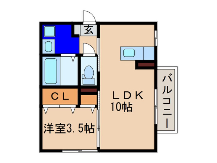 間取図 ステラコ－ト壱番館Ｂ棟