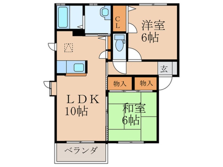 間取図 ファミーユ弐号館