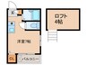 ア－カス渡辺通南 1Rの間取り