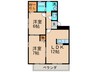 ヒ－リングＫ 2LDKの間取り