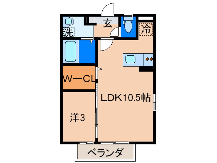 間取図 ステラコ－ト壱番館Ａ棟