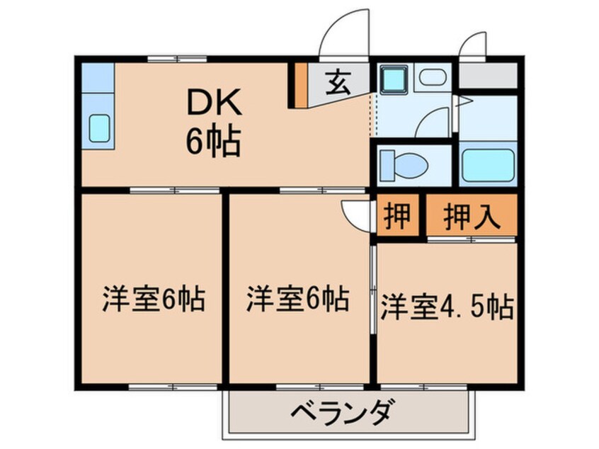 間取図 今村ハイツ