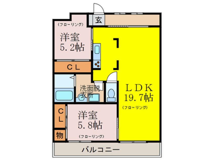 間取図 光第６ビル