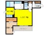 D-room大橋 1LDKの間取り