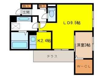 間取図 D-room大橋