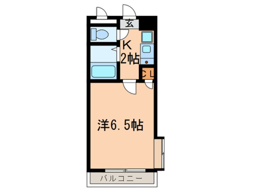 間取図 クローネ香椎