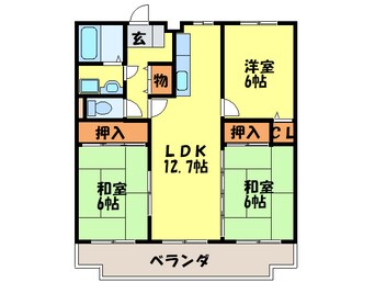 間取図 ロイヤルハイツ博多南