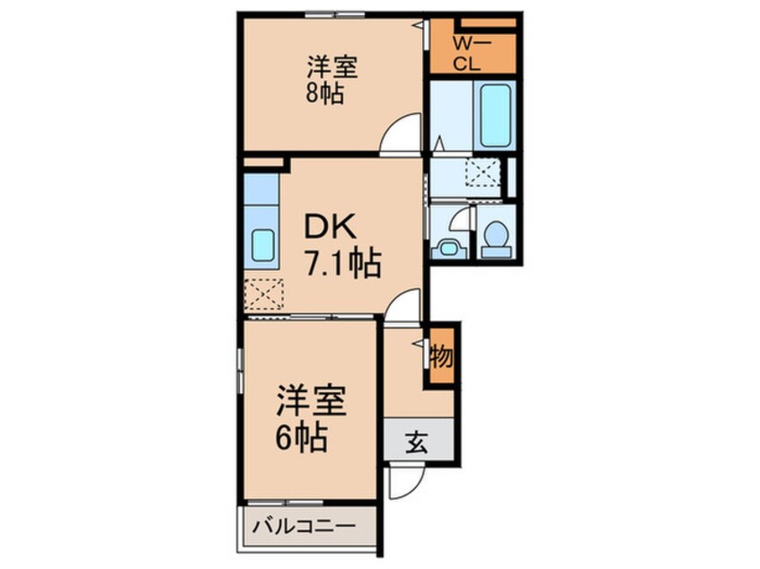 間取図 ネオ　コスモス