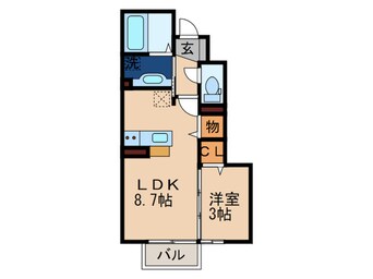 間取図 テロワール五番館