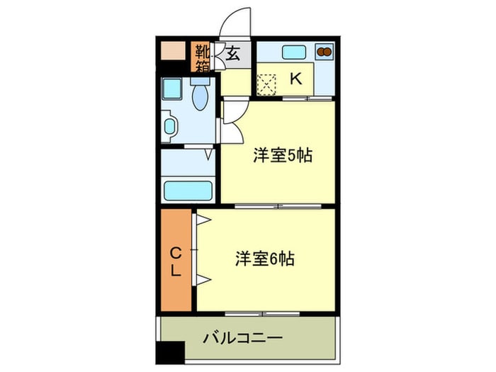 間取り図 エステ－トモア薬院通り