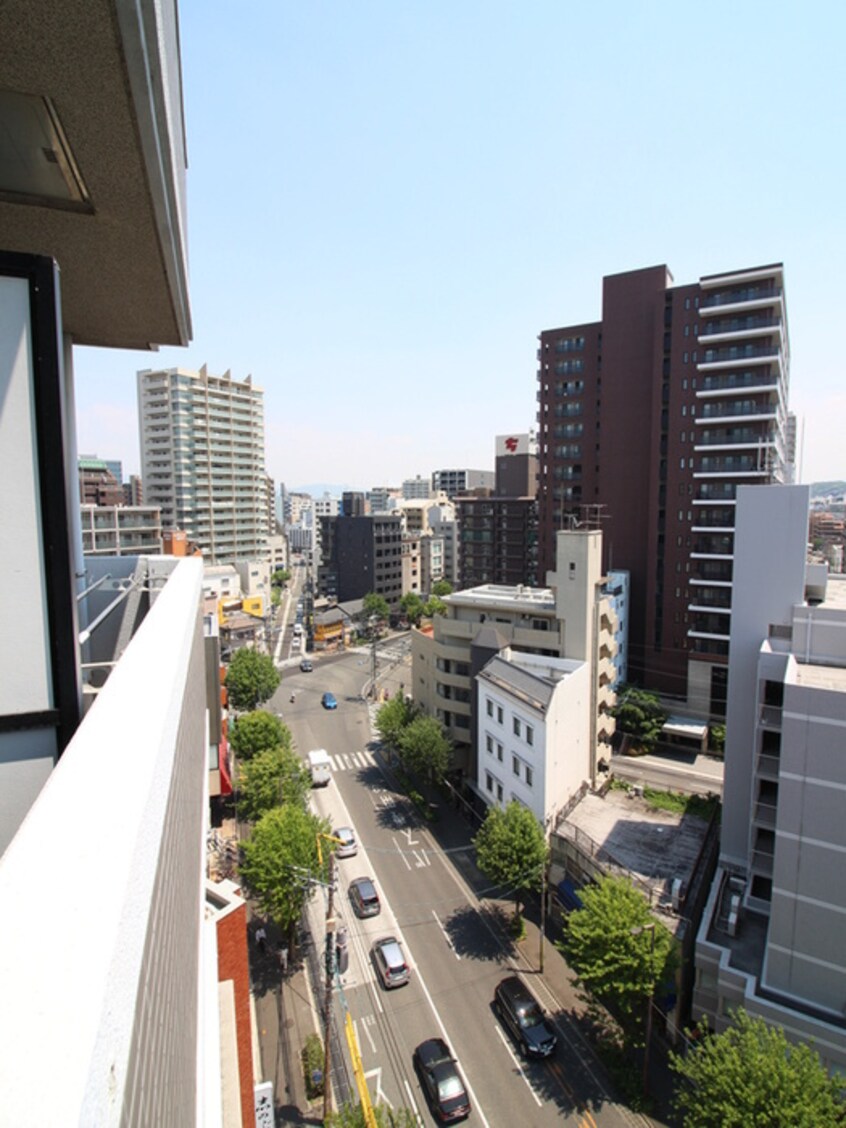 室内からの展望 エステ－トモア警固本通り