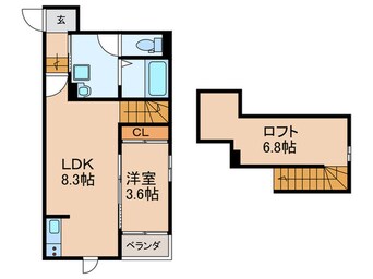 間取図 マグノリア梅満