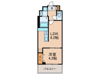 間取図 パルク　クレール博多