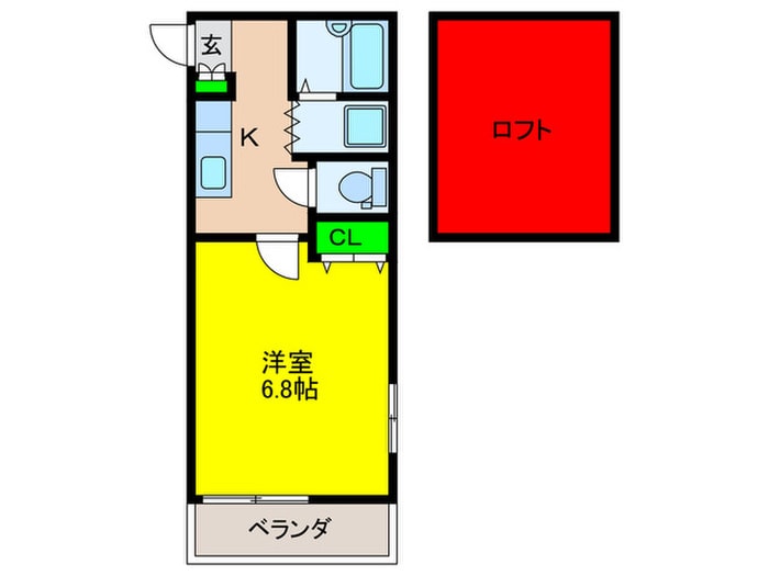 間取り図 ユゥ＆ミィ金山駅前A棟